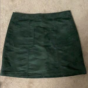Old Navy Dark Green Mini Skirt